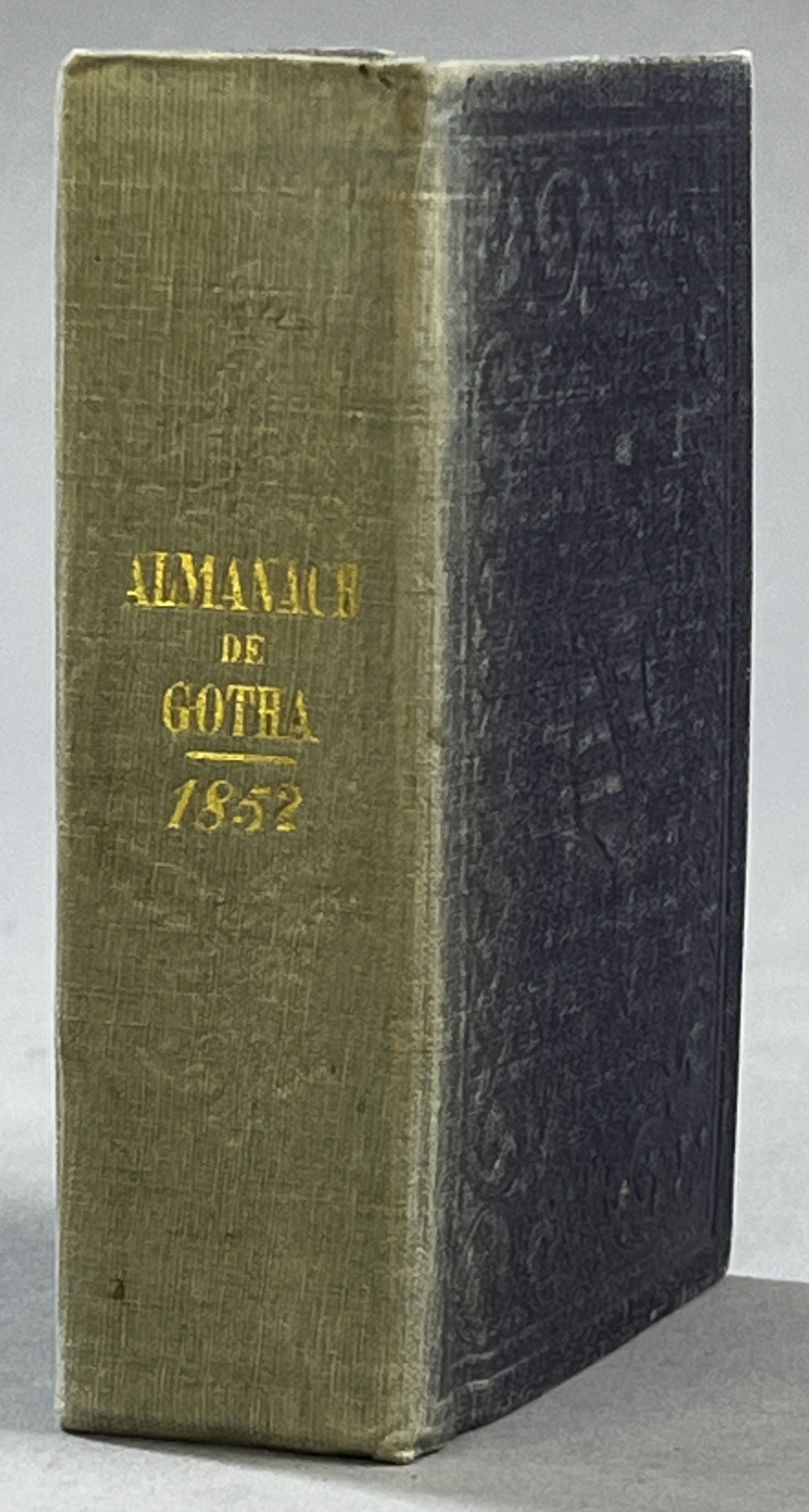 Almanach de Gotha. Annuaire diplomatique et statistique pour l’année 1852. Quatre-vingt-neuvième année.