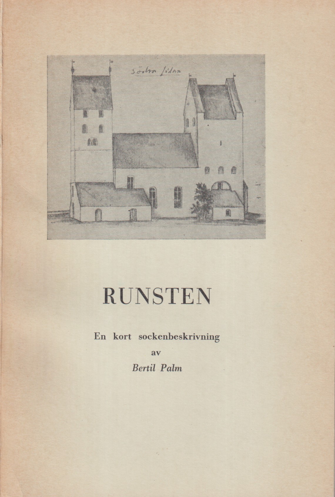 Kort beskrivning över Runstens socken. Med anlitande av anteckningar av Alrik Palm, Julius Jerbo och Axel Danielsson, utarbetad av Bertil Palm.