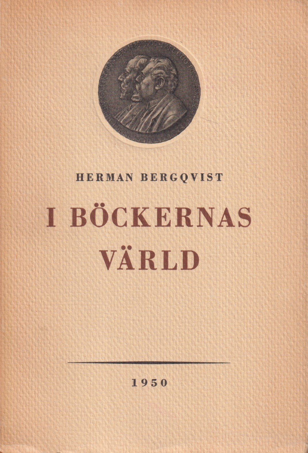 I böckernas värld. Minnen och anteckningar från en femtiotreårig verksamhet i Albert Bonniers bokförlag. Tryckt som manuskript. [Utg. av] Albert Bonniers förlag.