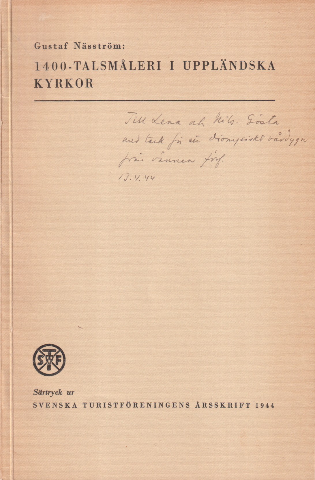 1400-talsmåleri i uppländska kyrkor [= rubrik].