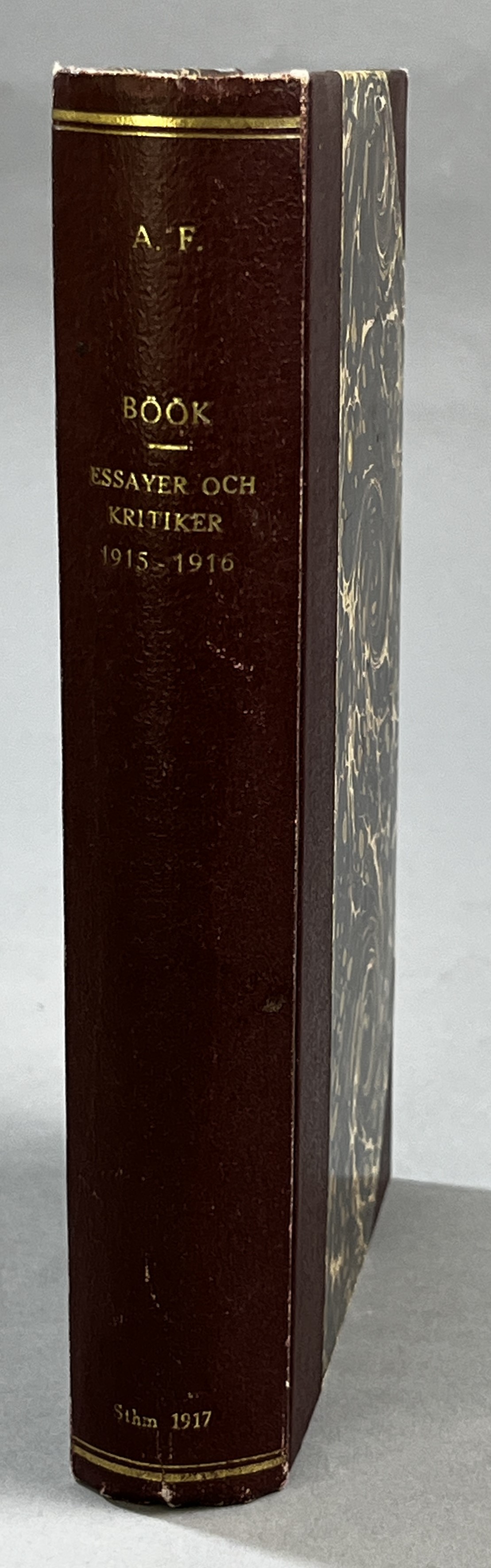Essayer och kritiker 1915-1916. [Utg. av] P.A. Norstedt & Söners förlag.