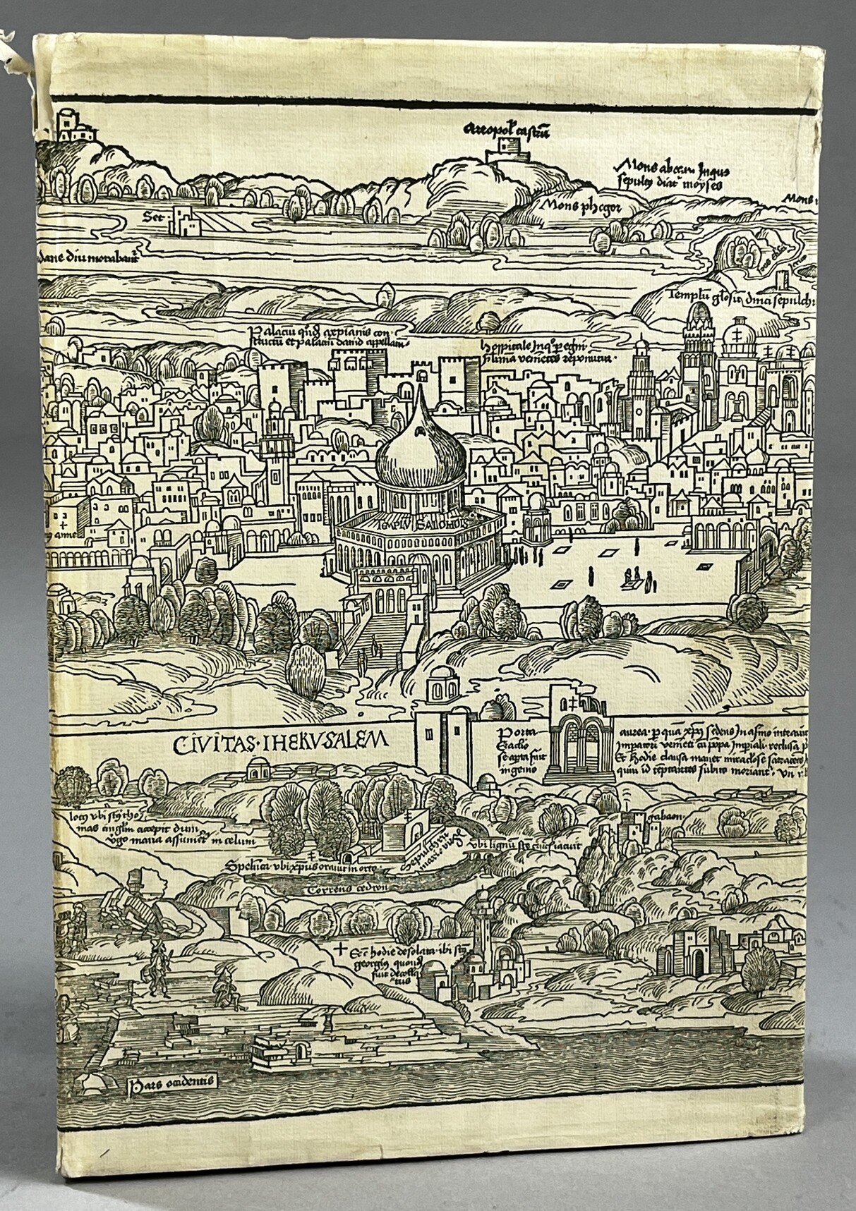 Die Reise ins Heilige Land. Ein Reisebericht aus dem Jahre 1483 mit 17 Holzschnitten, 5 Faltkarten und 6 Textseiten in Faksimile. Übertragung und Nachwort von Elisabeth Geck.