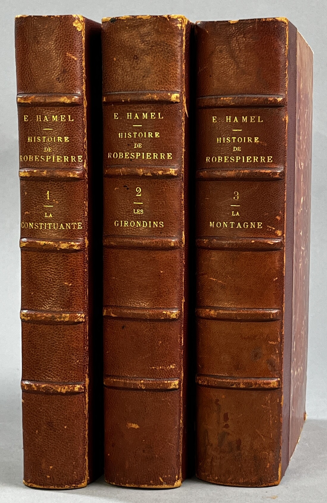 Histoire de Robespierre d'après les papiers de famille, les sources originales et des documents entièrement inédits. Tome 1. La constituante. [... 2. Les Girondins; ... 3. La Montagne].
