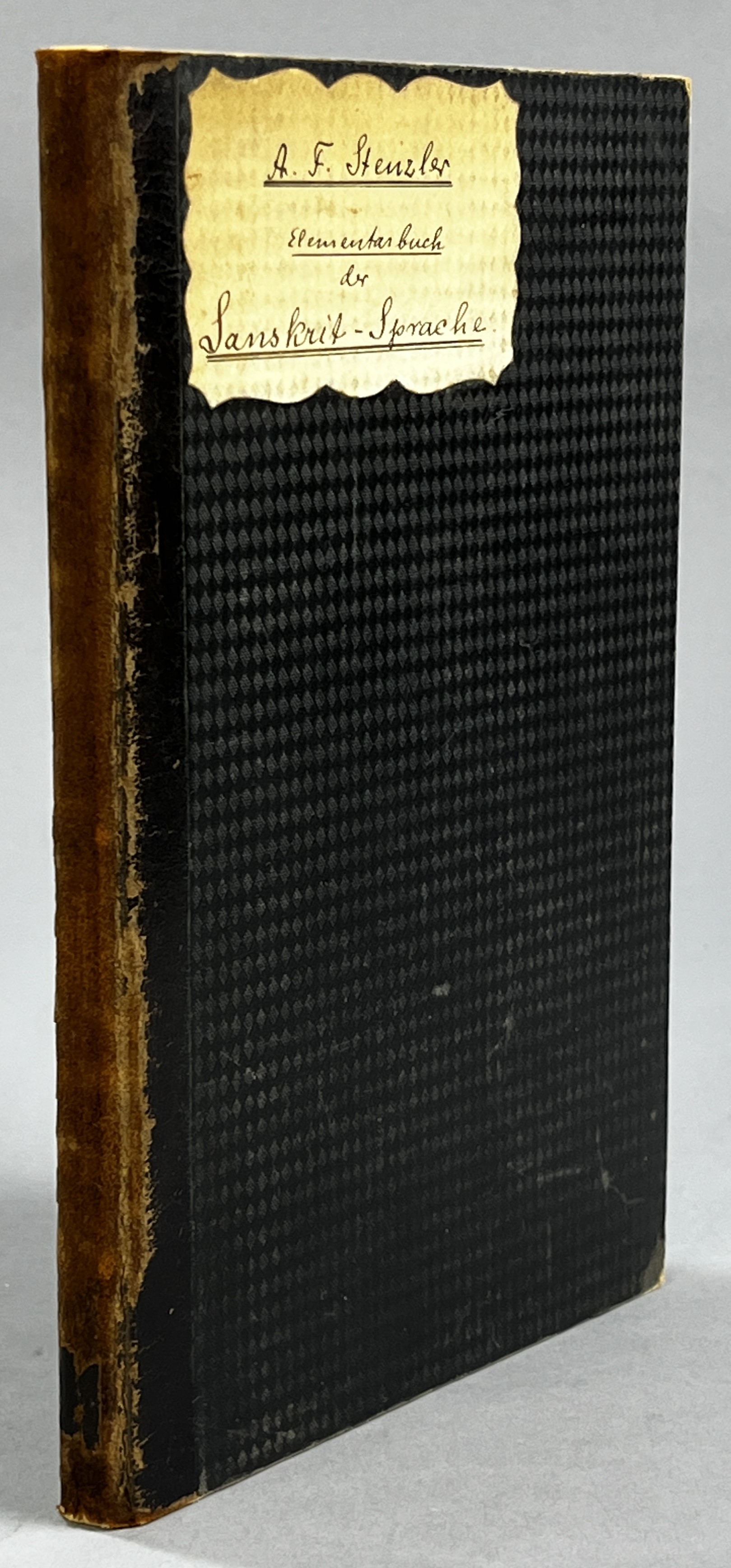Elementarbuch der Sanskrit-Sprache. Grammatik, Text, Wörterbuch. Vierte verbesserte Auflage.