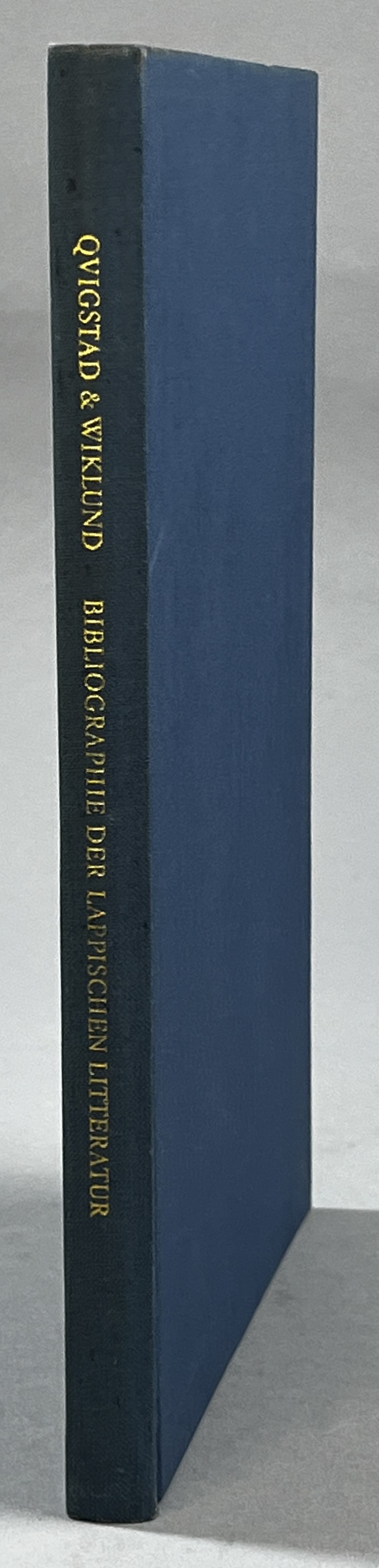 Bibliographie der lappischen litteratur. 2 impression. [Utg. av] Björck & Börjesson.