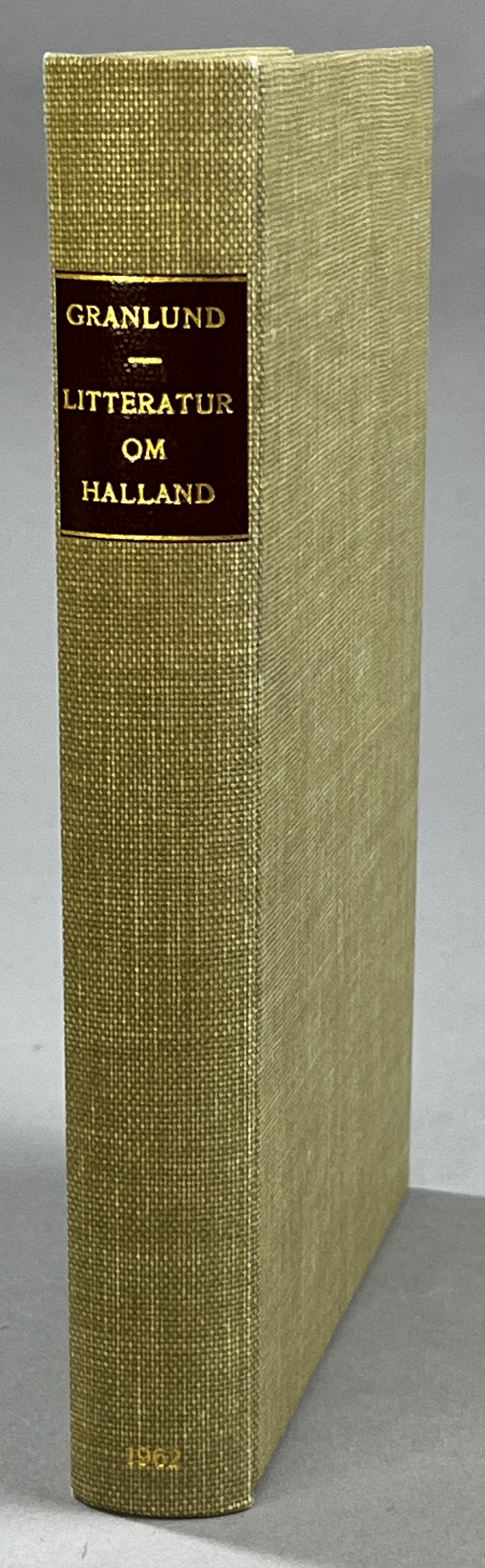 Litteratur om Halland. Bibliografi, efter författarens död slutredigerad av Per Jansson.