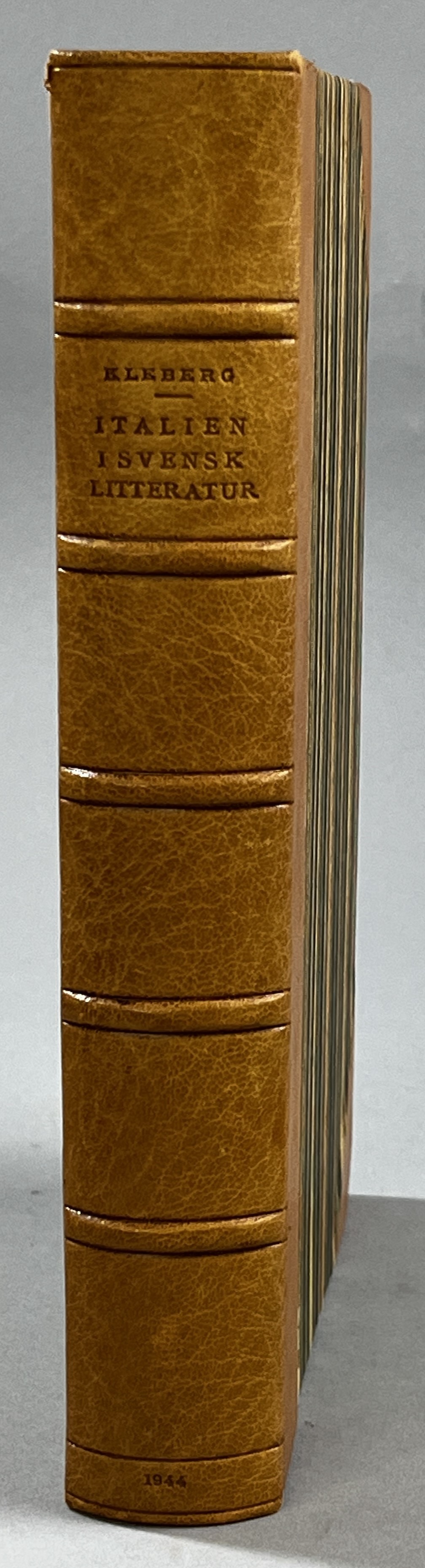 Italien i svensk litteratur. Bibliografisk förteckning.