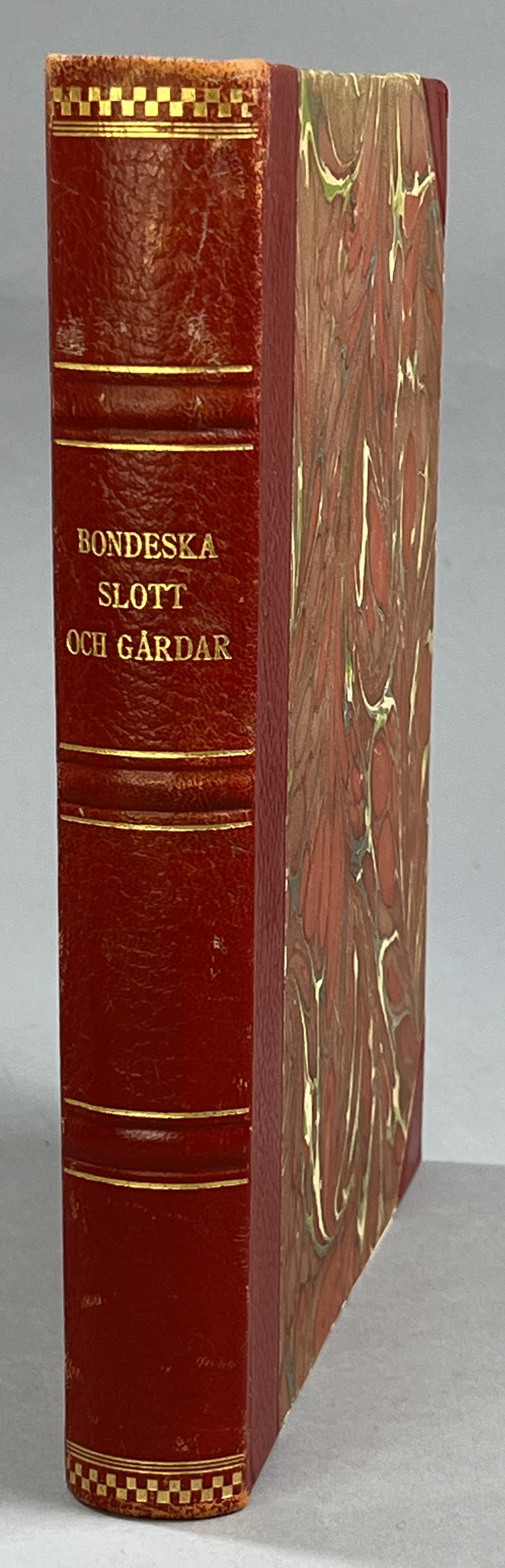Bondeska slott och gårdar genom tiderna. Med företal av riksbibliotekarien fil. dr. O. Wieselgren.