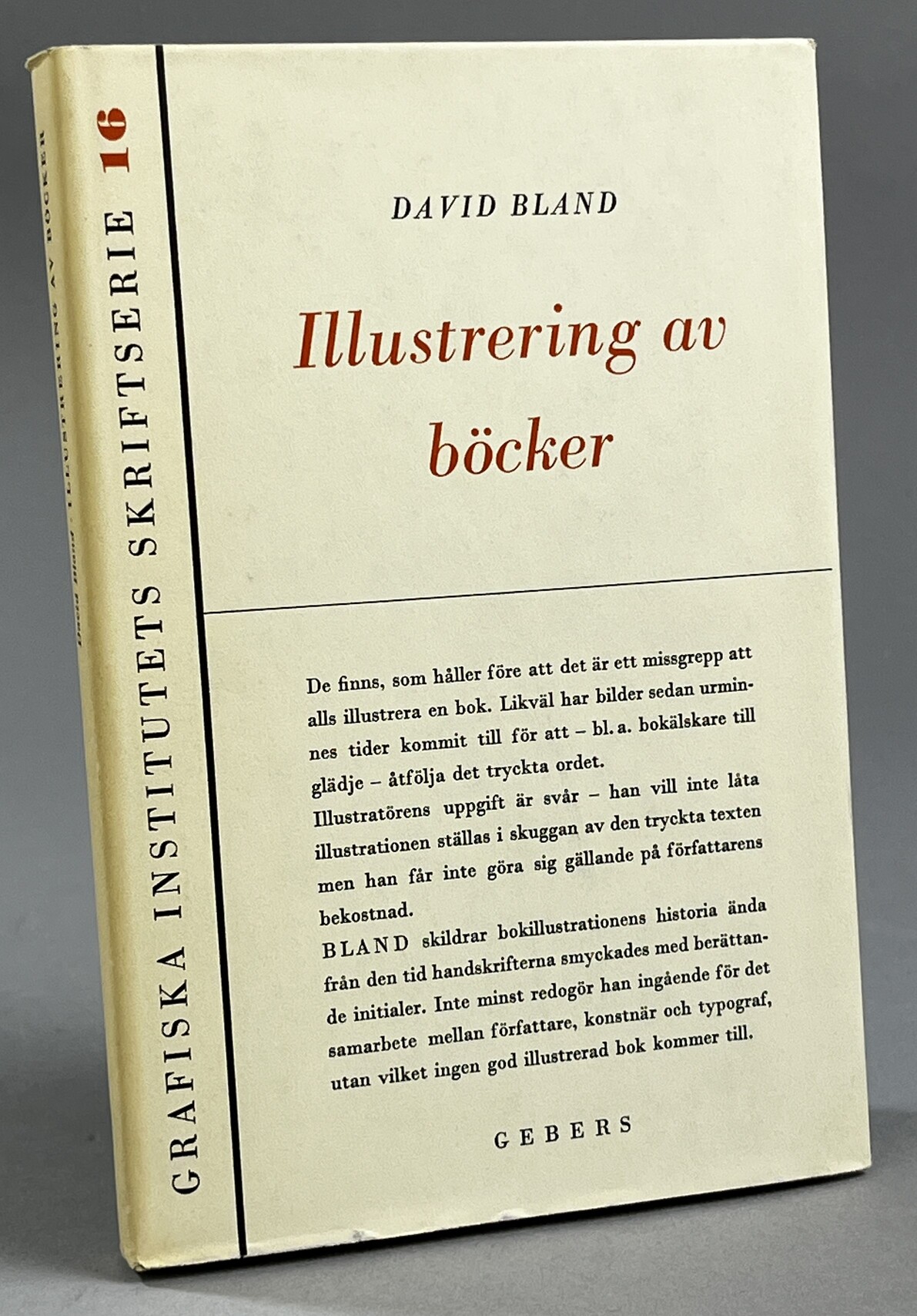 Illustrering av böcker. [Utg. av] AWE/Gebers.